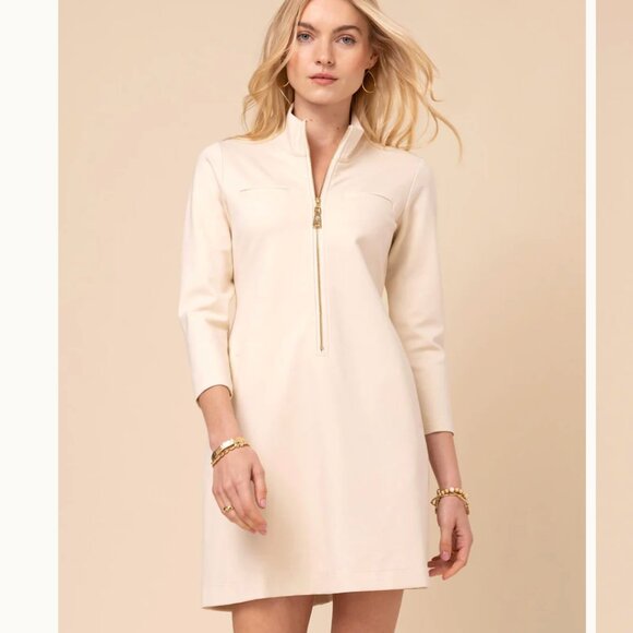 BEST SELLER. Spartina 449 Michelle Ponte Dress in Alabaster size XS  NWT! - Picture 1 of 7